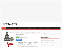 Tablet Screenshot of new-talents.net